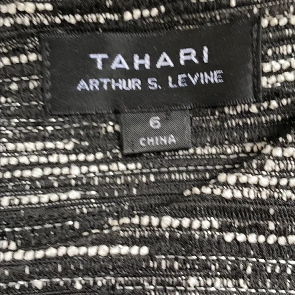 Tahari ASL  Ivory Vanessa Tweed Shift dress - Picture 7 of 8